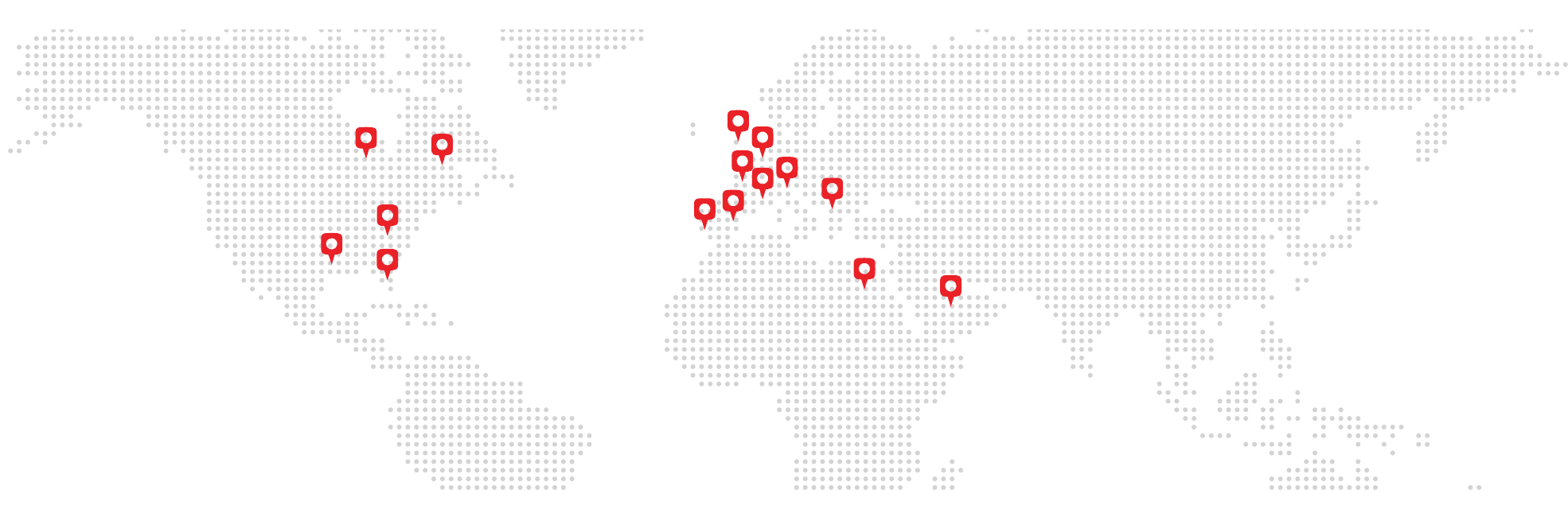 Map of Intelligent Entertainment projects worldwide