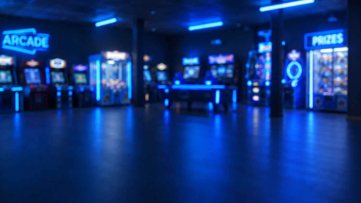 Gothic-themed Escape Arcade unit beside arcade machines