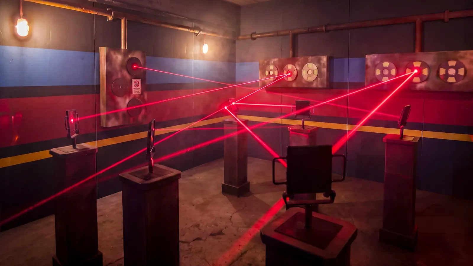 Agent Factory themed mission room